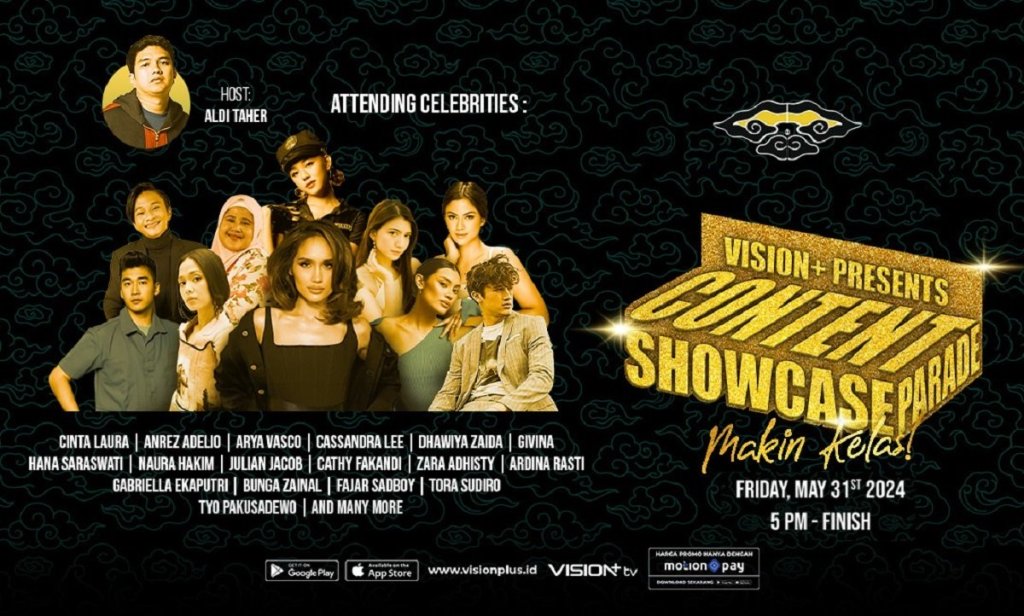 Vision Perkenalkan Film dan Serial Terbaik lewat Content Showcase Parade&nbsp;2024
