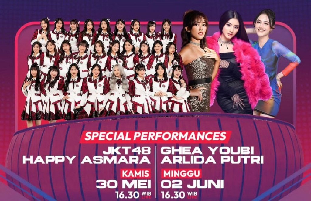 JKT48 dan Happy Asmara Meriahkan RCTI Premium Sports 2024 Hari&nbsp;Ini