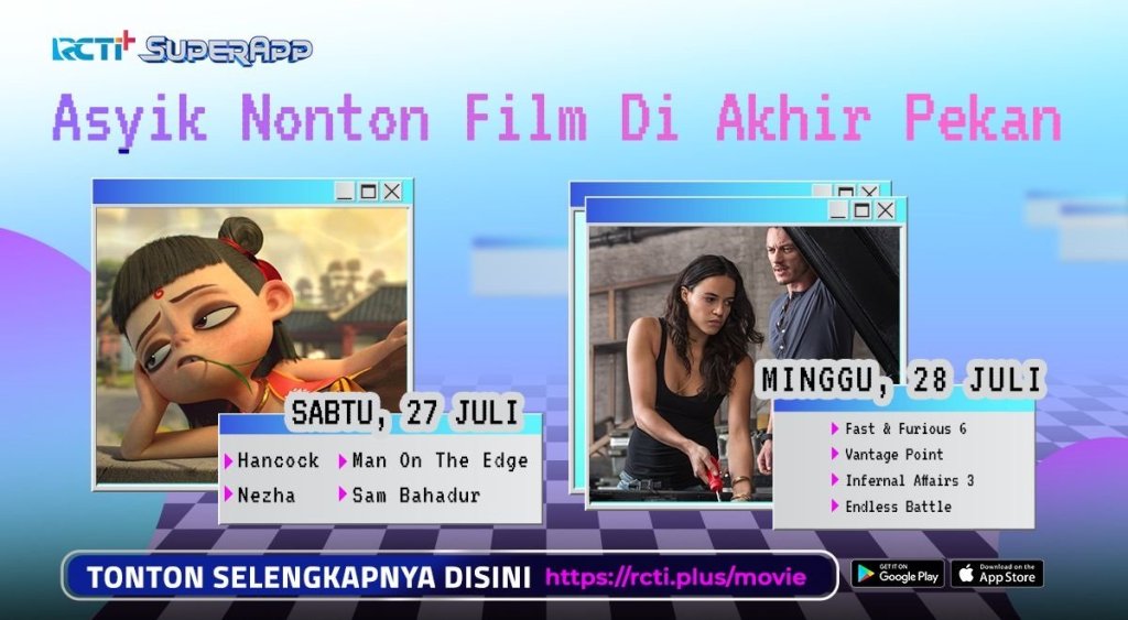 6 Film Rekomendasi yang Tayang di RCTI untuk Temani Akhir&nbsp;Pekan